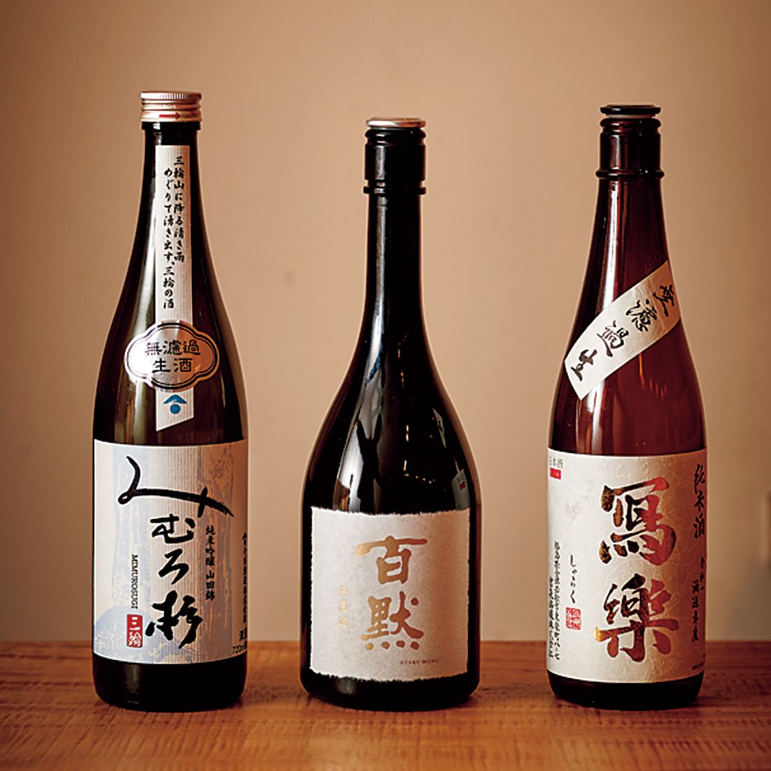 日本酒は15種前後。